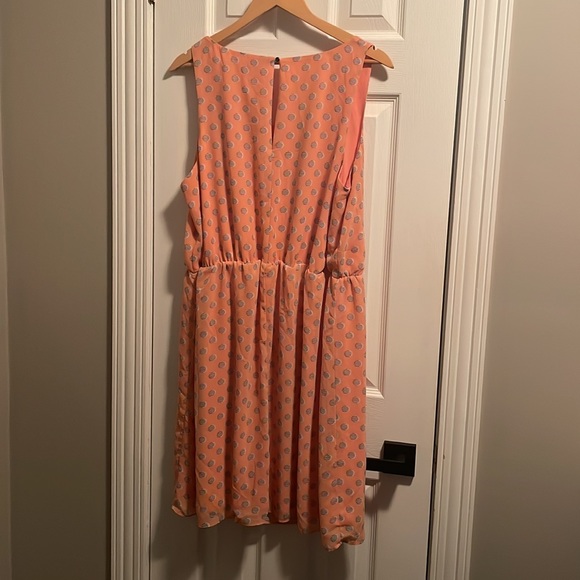 OkPolkadot pink dress, Reitmans, size XL - Picture 3 of 4